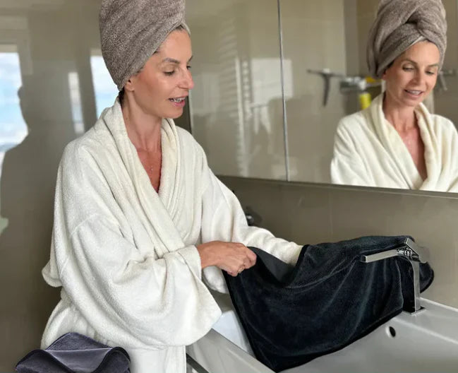 Chiffon Microfibre Magique XXL – Spécial Salle de Bain (ULTRA ABSORBANT)