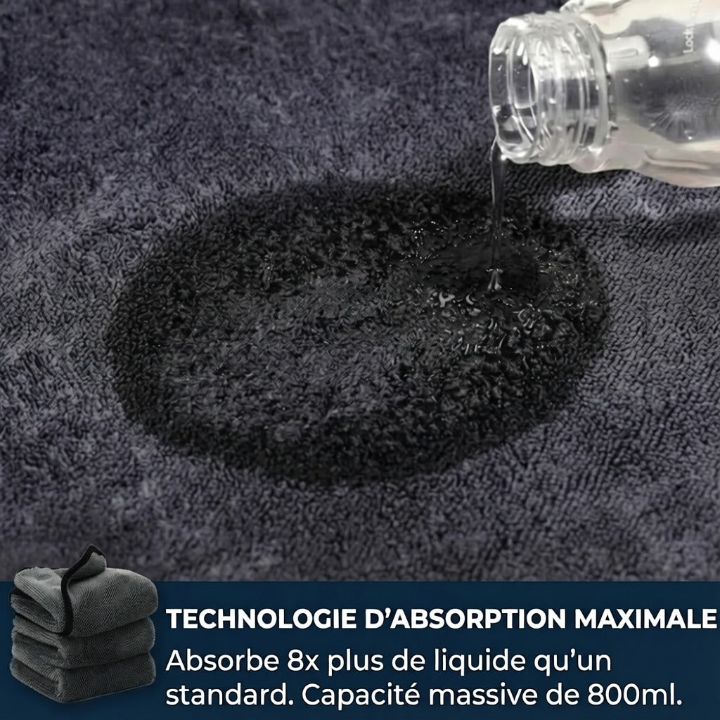 Chiffon Microfibre Magique XXL - Spécial Auto (Ultra Absorbant)