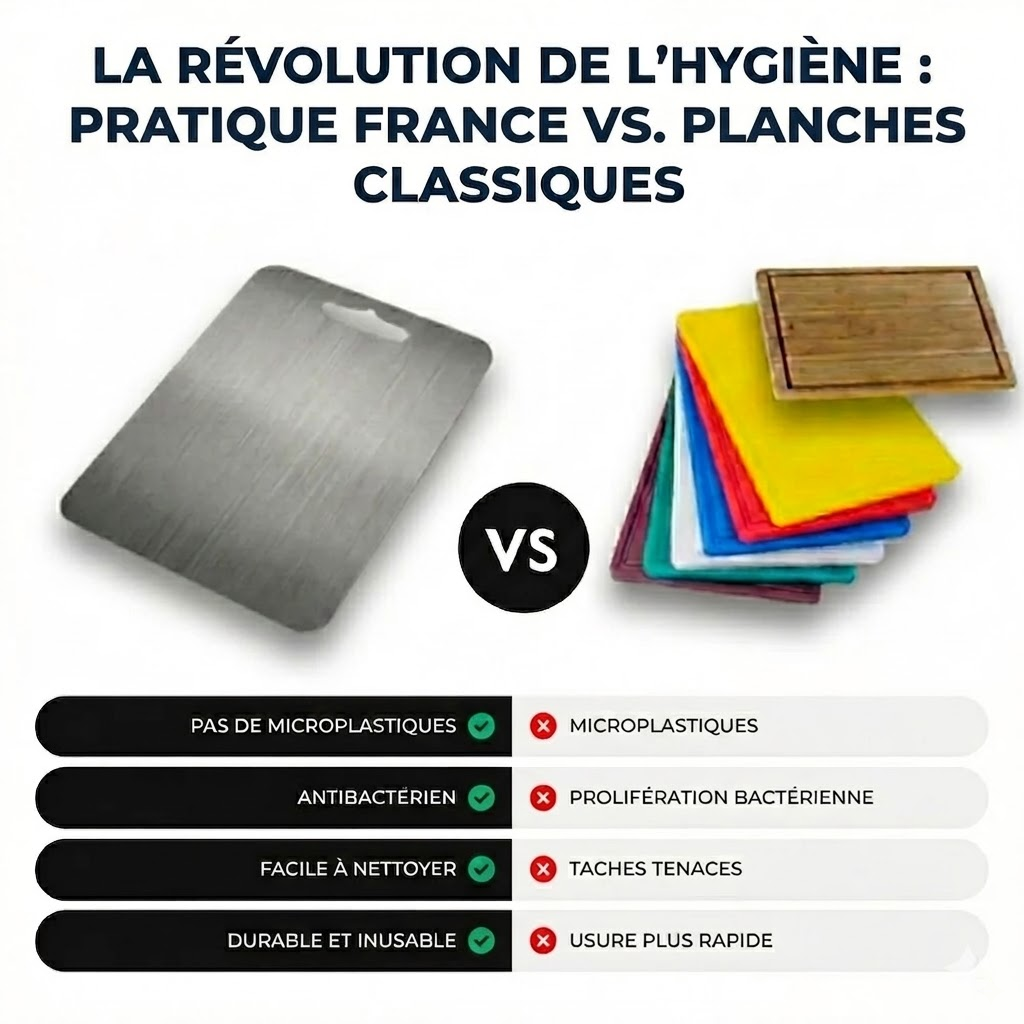 Planche à découper en titane