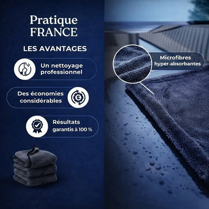Chiffon Microfibre Magique XXL - Spécial Auto (Ultra Absorbant)